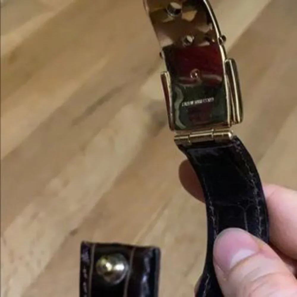Vintage Gucci Belt Buckle Strap Bangle Bracelet - Picture 7 of 12
